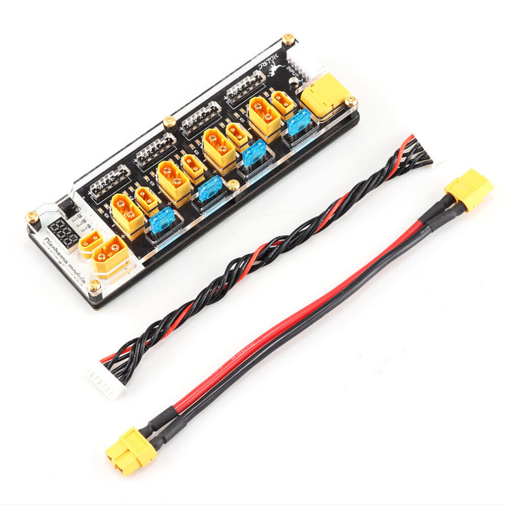 Hglrc Lipo Battery Balance Charger Board Pro 40A Xt60 Xt30 Plug 2-6S Integrated With Lipo Discharger For Imax B6 Isdt Q6 Nano Hota D6 Pro P6 6901250655511