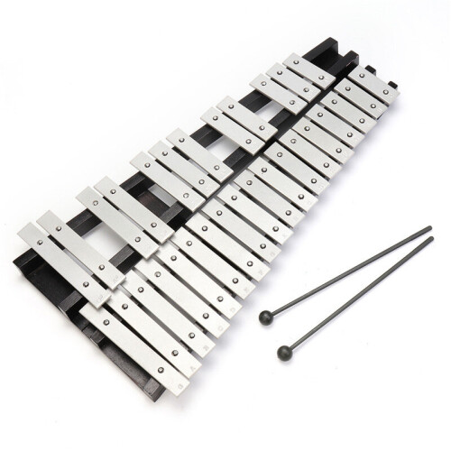 30 Note Xylophone Foldable Vibraphone Percussion Music Instruments with Bag 1