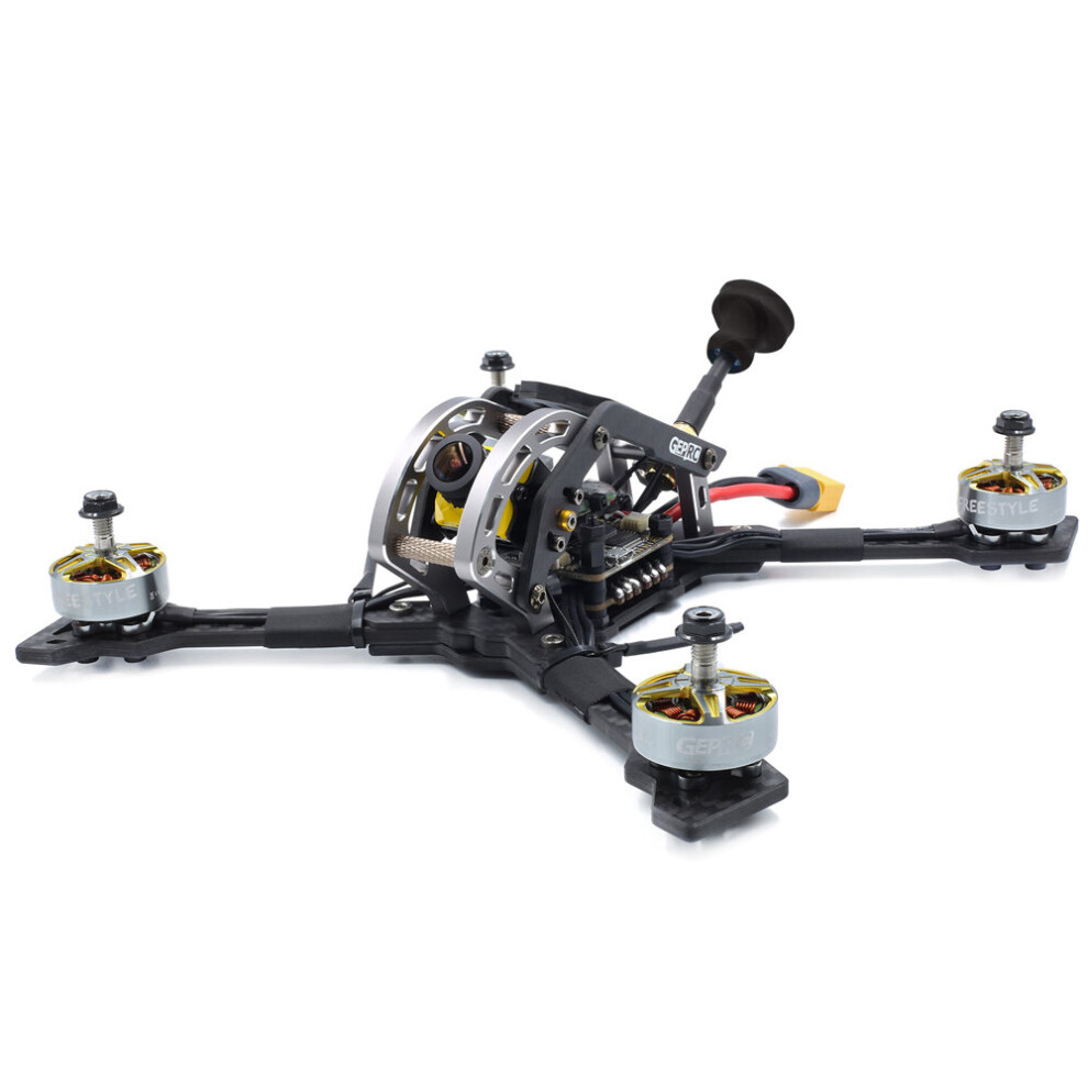 Geprc Mark3 H5 225Mm 5 Inch 2-5S Fpv Racing Drone Bnf/Pnp Span F4 40A Blheli_s Dshot600 Esc 25~600Mw Vtx Caddx Ratel Cam 3596055770052