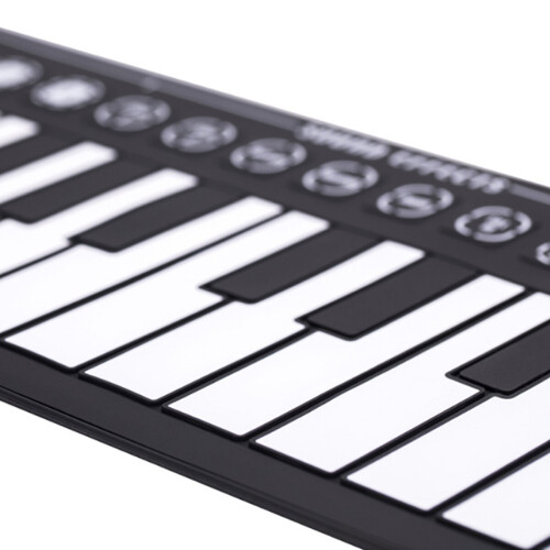Portable 49 Keys Hand Roll-Up Piano MIDI Electronic Keyboard 1