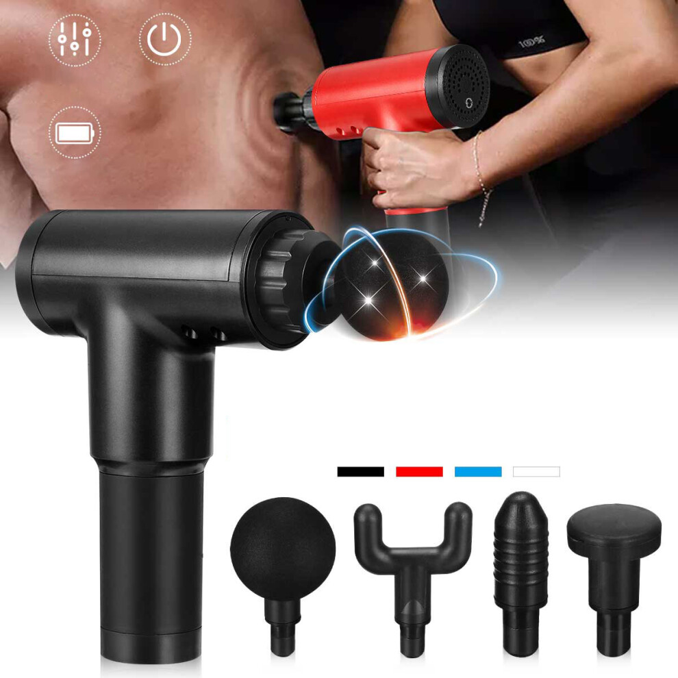Blue/Red/Black Handheld Muscle Massage Deep Tissue Massager Muscle Soreness Relaxation Tool