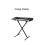 Portable Heavy Duty X Frame Folding Adjustable Keyboard Piano Stand 5