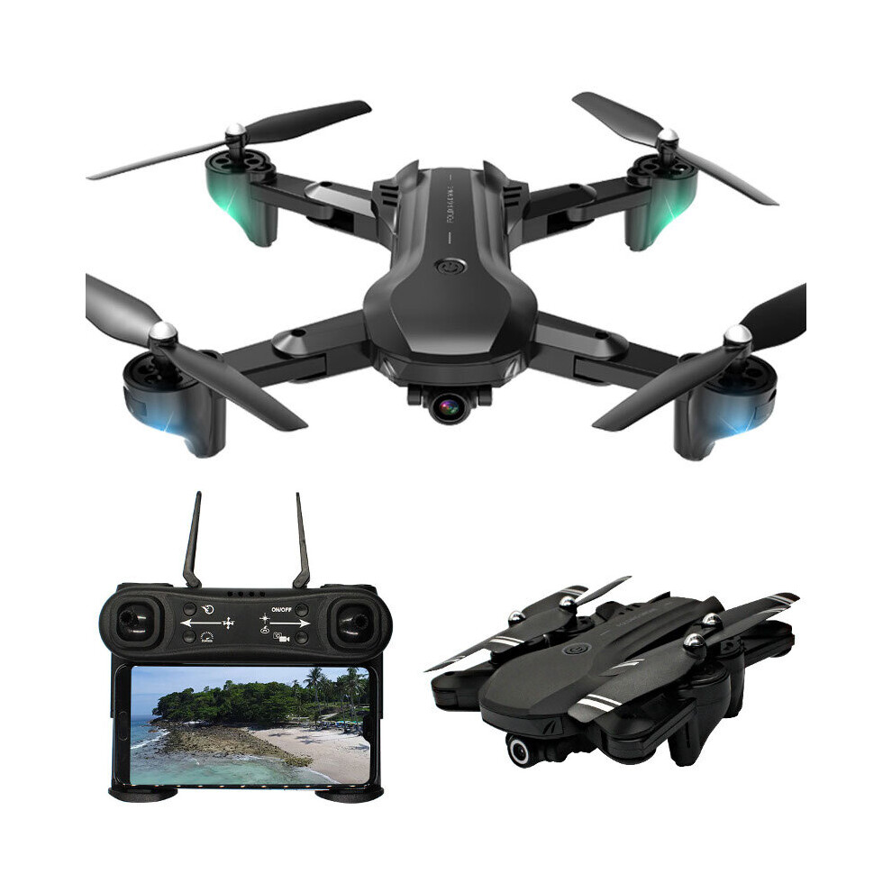 H12 Wifi Fpv With 4K Dual Hd Camera 25Mins Flight Time Foldable Altitude Hold Rc Quadcopter Drone Rtf 706890601425