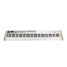 WORLDE P-88 Pro 88-Key USB MIDI Keyboard Controller with 88 Semi-weighted Keys 16 RGB Backlit Trigger Pads 8 Assignable Sliders