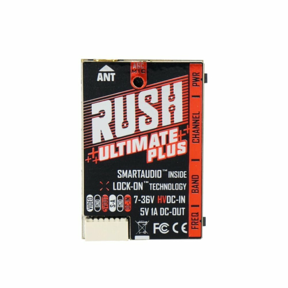 Rush Tank Plus 5.8Ghz 48Ch Smart Audio 0/25/200/500/800Mw Switchable Fpv Transmitter Vtx Built-In Agc Mic For Rc Drone 7015149586585