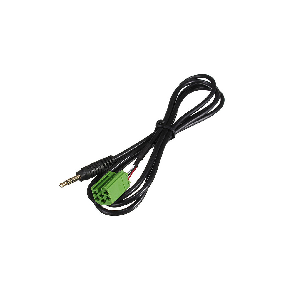 3.5mm Jack Aux Input Adapter Cable for Renault Clio Megane Kangoo for Phone MP3