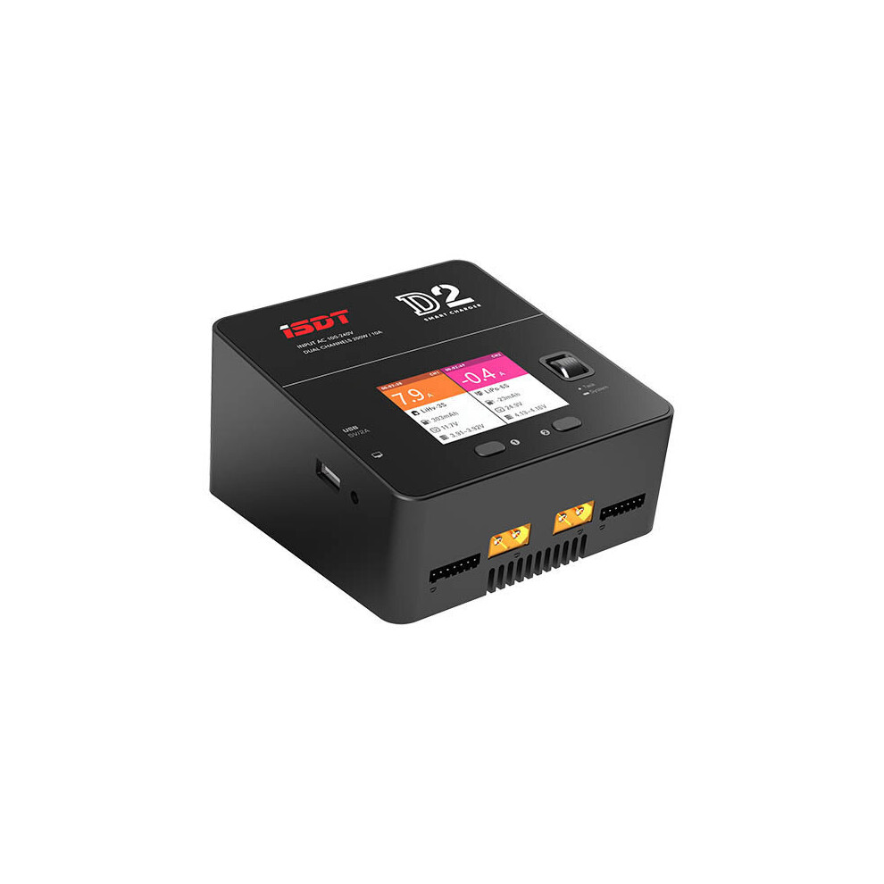 Isdt D2 Mark2 Upgrade Version 200W 24A Ac Dual Channel Output Smart Battery Balance Charger Upgrade Version 825450603508