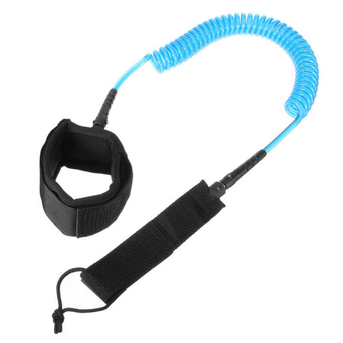 IPRee 10ft 7mm Coiled Surfboard Leash Surfing Stand UP Paddle Board String Leg Rope 1