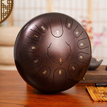 12 Inch Steel Tongue Drum Handpan Hand Drums 13 Notes Hand Tankdrum + Bag Mallets
