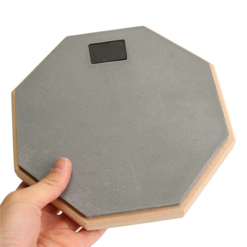 8 Inch Rubber Wooden Beginner Drum Practice Silencer Pads Quiet Practice Dumpad 2