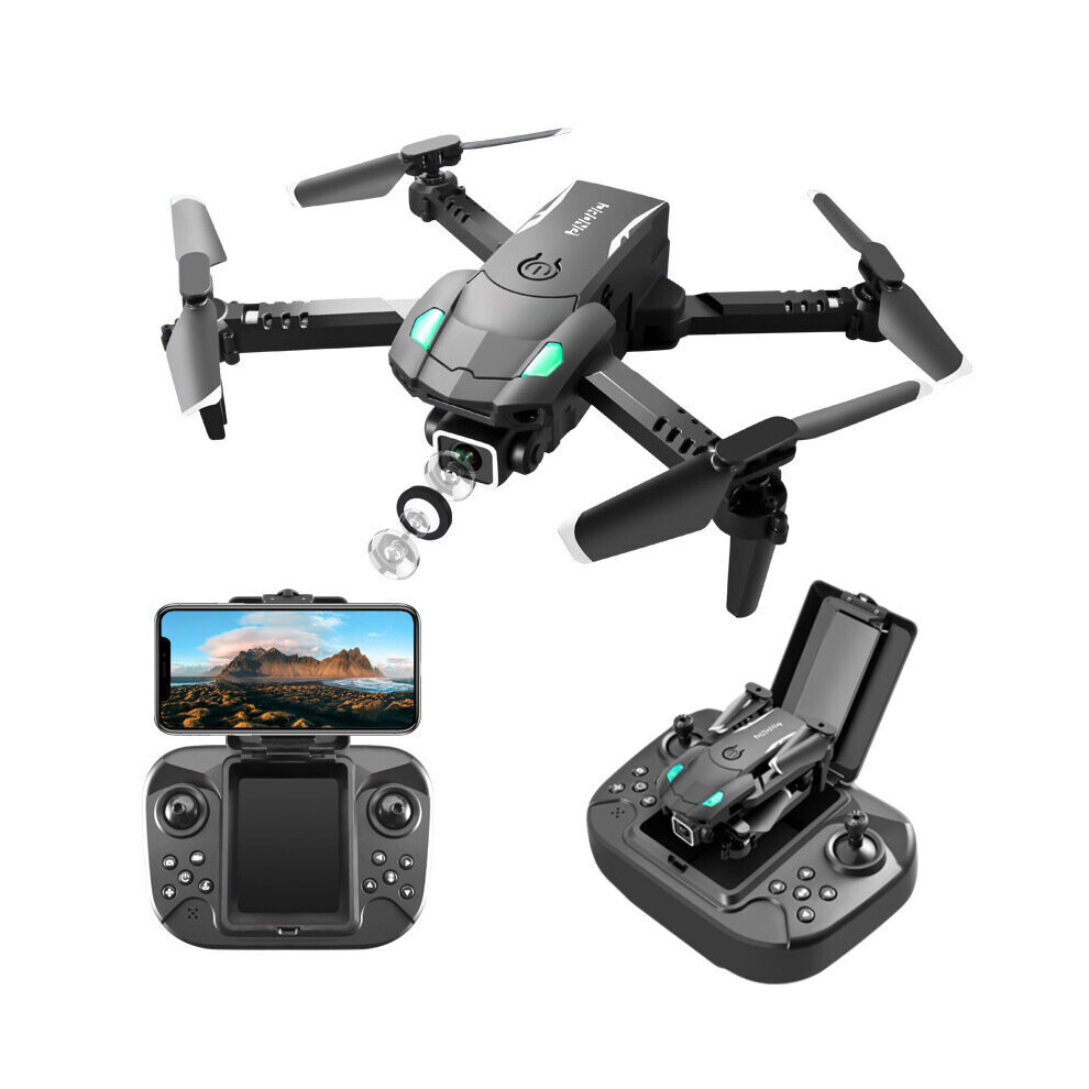 S128 Mini Wifi Fpv With 4K Hd Dual Camera Three-Sided Obstacle Avoidance Altitude Hold Headless Mode Foldable Rc Drone Quadcopter Rtf 6907919925810
