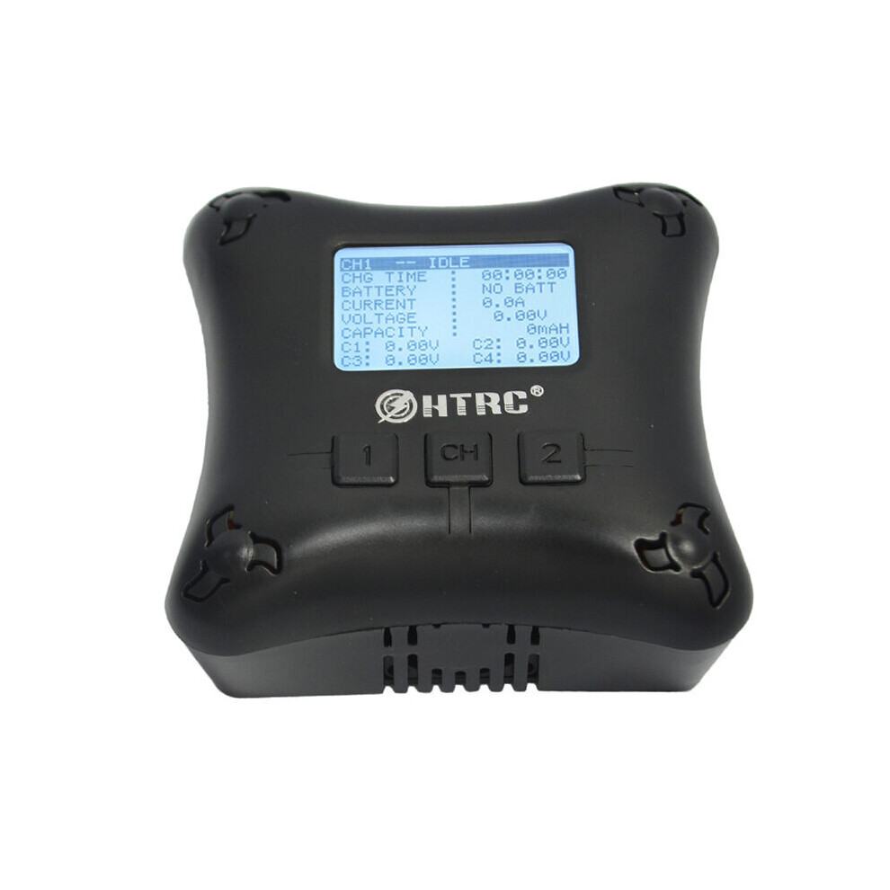 Htrc H4 Duo 20Wx2 2A 2Ch 2S-4S Ac Lipo Battery Charger 825450603980