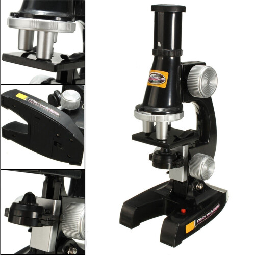 Scientific Eductional Experiment Microscope Set Optical Supplies Science Lab Toy 1
