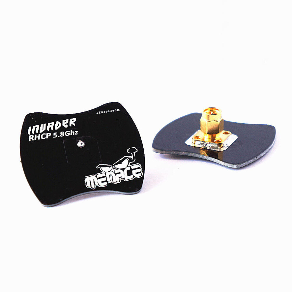 Menace Invader 5.8Ghz 6.5Dbi Circular Polarized High Gain Flat Panel Fpv Antenna Lhcp/Rhcp Sma For Fatshark Goggles 3518362850500
