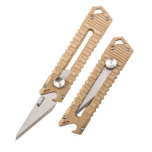 XH OUTDOORS EDC-048A-02 12.2cm 96g Mini Tactical Folding Blade Opener EDC Keychain Survival Camping Outdoor Clip Point Blade From Xiaomi Youpin