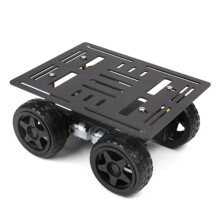 Hiwonder Aluminum Alloy Four-wheel Smart Car Chassis Motor Reduction Ratio 1:120 for Competition
