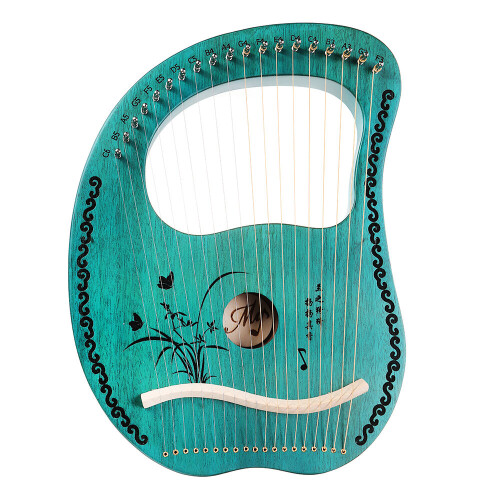 MY 19 String Lyre Portable Mahogany Harp
