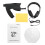 Parabolic Microphone Monocular X8 Ear Long Range Birds Listening Telescope 200M 9