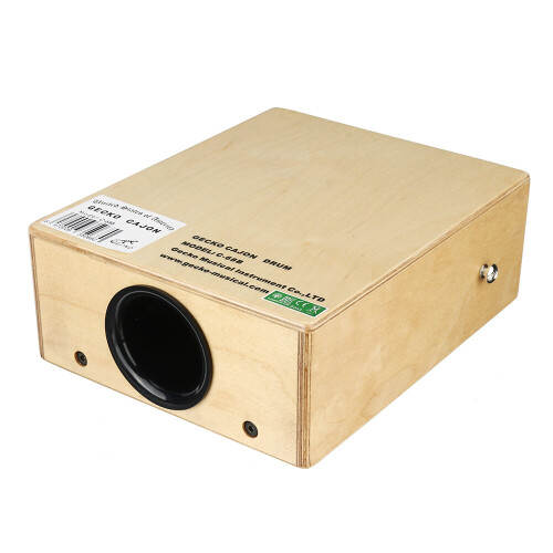 GECKO C-68B Hand Percussion Cajon Box Drum with Drum Strap 2