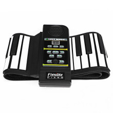 88 Standard Keys Foldable Portable Electronic Keyboard Roll Up Piano