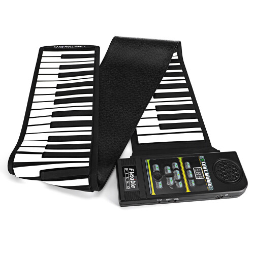 88 Standard Keys Foldable Portable Electronic Keyboard Roll Up Piano 2