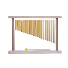 20 Tone Aluminum Alloy Knocking Bell Solid Wind Chimes with Stick Percussion Instrument Accessories
