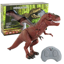 Plastic Infrared Remote Controlled Red Dinosaur Imitation Tyrannosaurus Rex Model Toy