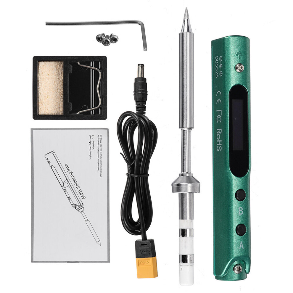 Sequre Sq-001 65W Digital Oled Programmable Portable Mini Soldering Iron Rc Car Parts 6900078778457
