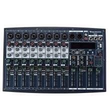 WENYANWEN BX6/BX8 6/8 Channel EQ 2 Bands 16 DSP Effects Audio Mixer Bluetooth Live Studio Audio Mixing Console