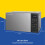 Russell Hobbs Russell Hobbs Silver Digital Microwave 20L 800W Touch Control RHMT2005S 2