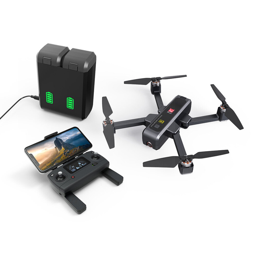 Mjx B4w 5G Wifi Fpv With 4K Hd Camera Ultrasonic Gps Follow Me Foldable Brushless Rc Quadcopter Rtf 791336099478
