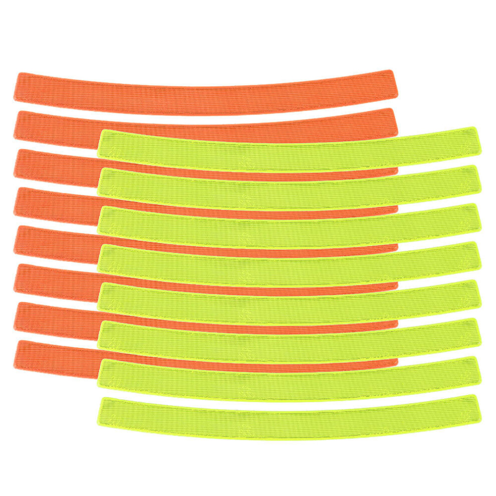 8Pcs Rjxhobby Reflective Sticker 3M Scotchlite For Fpv Drone Yellow/Orange 3345535692571