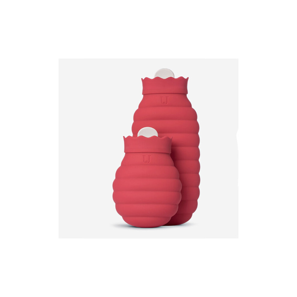 Xiaomi 313/620ml Hot Water Bag Microwave Heating Silicone Bottle Winter Heater With Knitted Cover