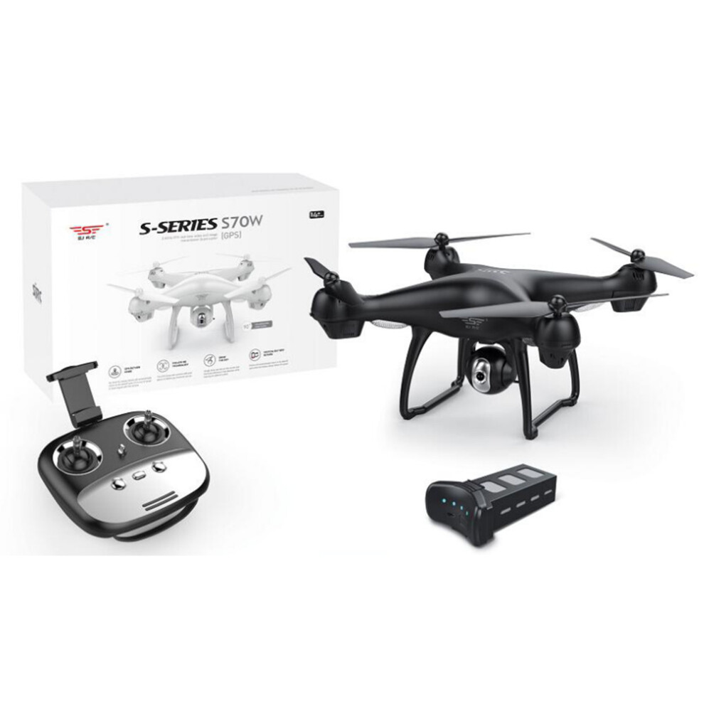 Sjrc S70w Double Gps Dynamic Follow Wifi Fpv With 1080P Wide Angle Camera Rc Drone Quadcopter 6407188823614