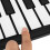 KONIX PS61A Foldable Portable 61 Key Electronic Keyboard Roll Up Piano 5