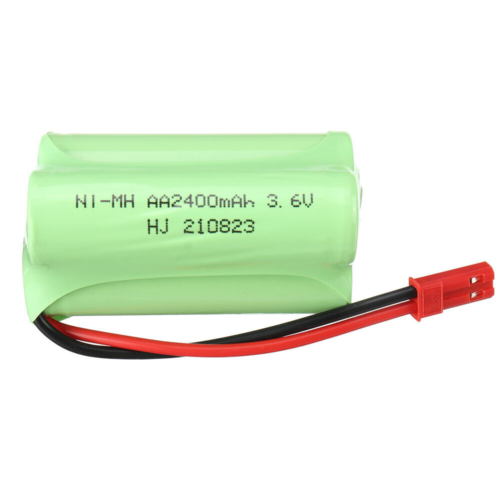 Hj 3.6V 2400Mah Aa Ni-Mh Battery Jst/Sm Plug For Rc Car 6906854239020
