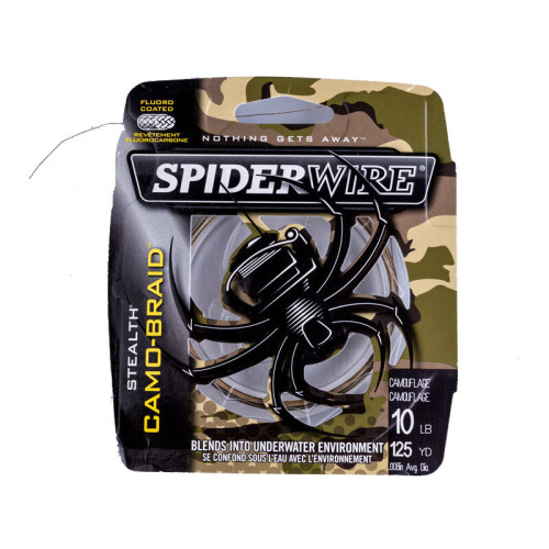 Spiderwire STEALTH #1.2 114m 3.6kg Power PE Fishing Line Camo