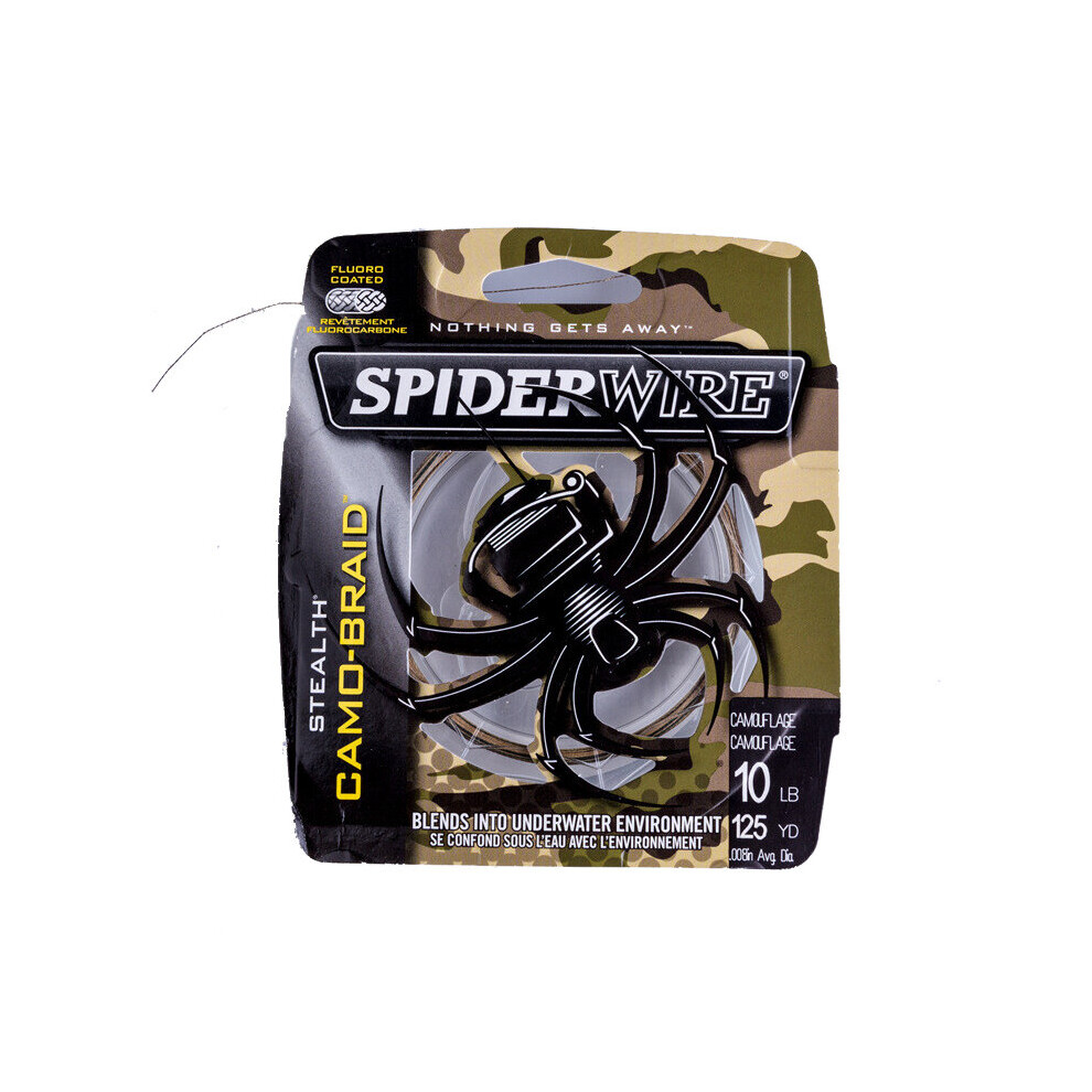 Spiderwire STEALTH #1.2 114m 3.6kg Power PE Fishing Line Camo Fishing Braid  Line Pesca on OnBuy