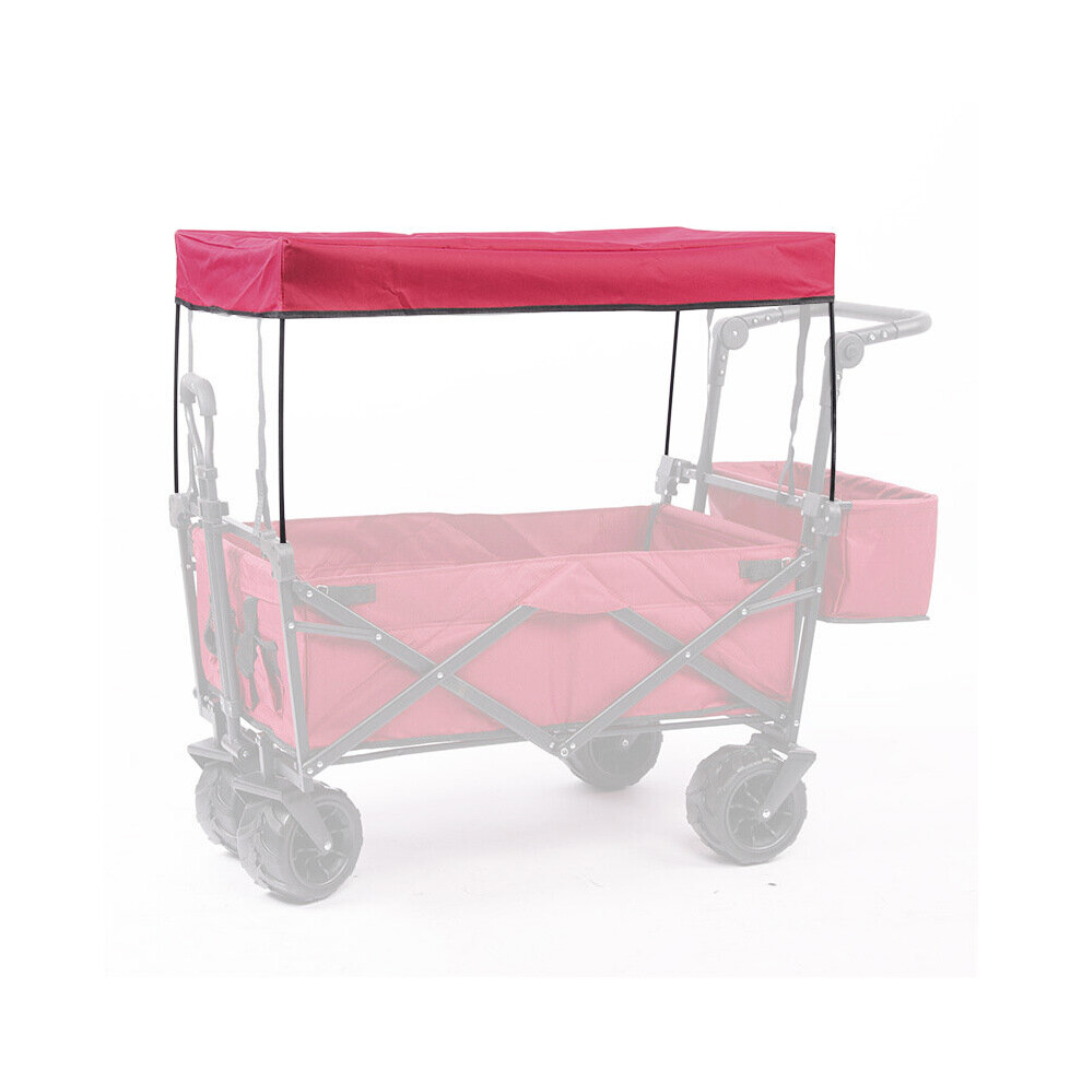 IPREE Garden Utility Wagon Cart Sun/Rain Shade Cover Trolley Canopy For Garden Utility Wagon Cart