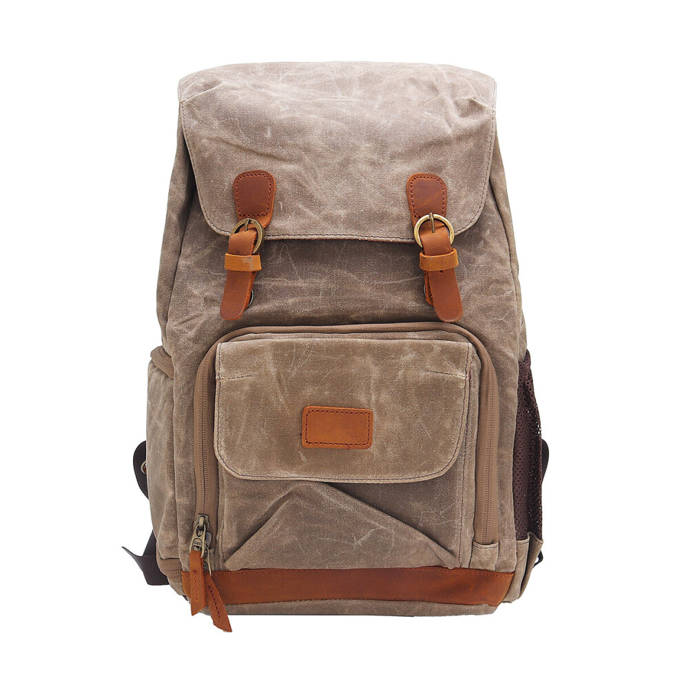 24L Outdoor Travel Vintage Waterproof Backpack Photography Camera Dslr Rucksack Shoulder Bag 791326712622