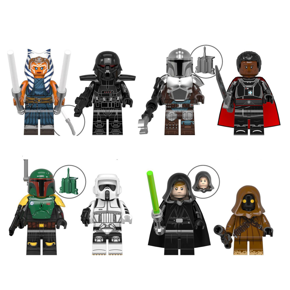 Photos - Construction Toy  16pcs Science Fiction Series Building Block Figure Toy Kids Toy Gift Fit Lego(Style A 8pcs)