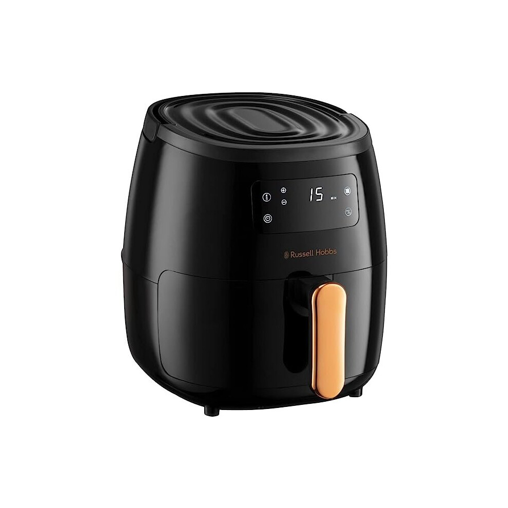 Russell Hobbs 26510 SatisFry Large Digital Air Fryer, Energy Saving Airfryer with 7 Functions inc Air Fry, Bake and Roast, 5 Litre Capacity, Black