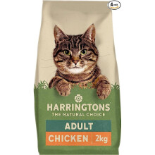 Harringtons Complete Dry Cat Food with Freshly Prepared Chicken - 4x2kg