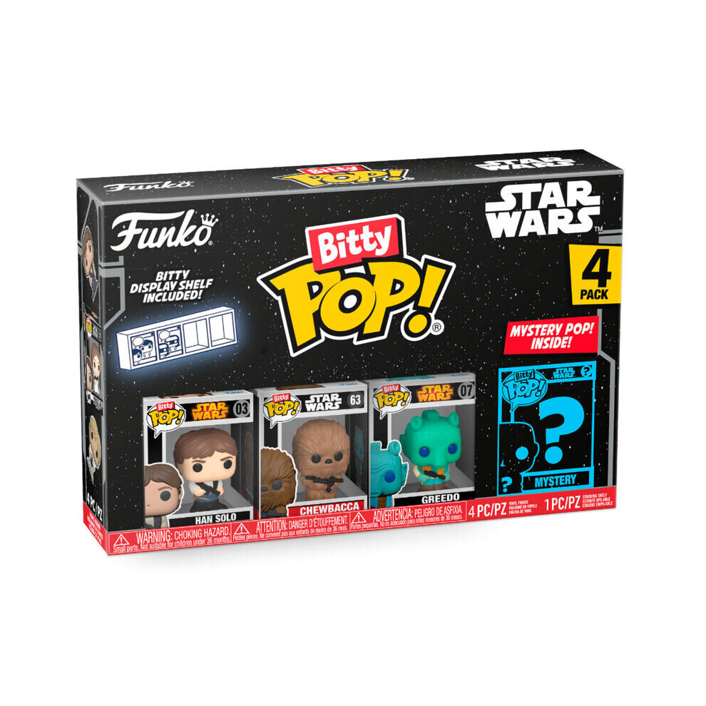 Funko Blister 4 Figures Bitty Pop Star Wars Han Solo