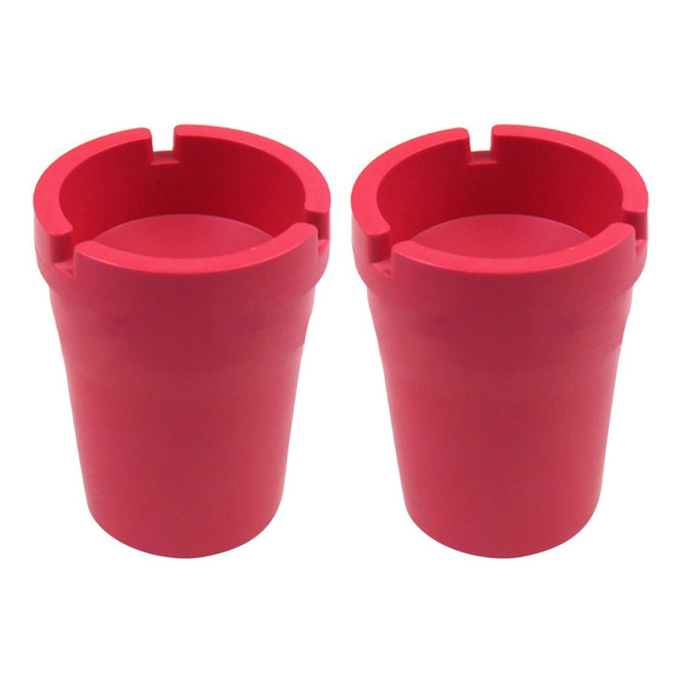 2X Portable Mini Ashtray Cup Car Butt Bucket Smoke Ash Holder Candy Color