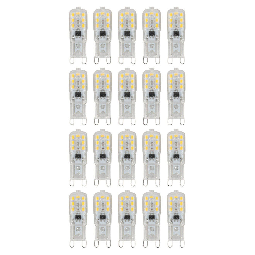 20 x G9 5W LED Dimmable Capsule Bulb Replace Light AC220-240V, Warm White