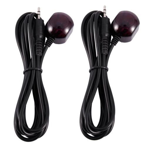 2X 2.5mm Ir Infrared Remote Control Receiver Extension Cord Cable for