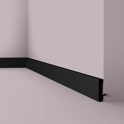 NMC FT2 BLACK WALLSTYL Skirting Panel moulding Frieze moulding black 2 m