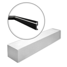 NMC IL11 BLACK-box WALLSTYL Skirting 1 Box 13 pieces | 26 m