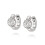 Daisy London Silver Daisy Bloom Huggie Earrings 1